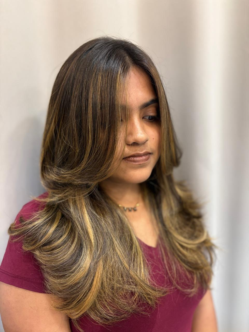 Golden Balayage by H S Hair Studio